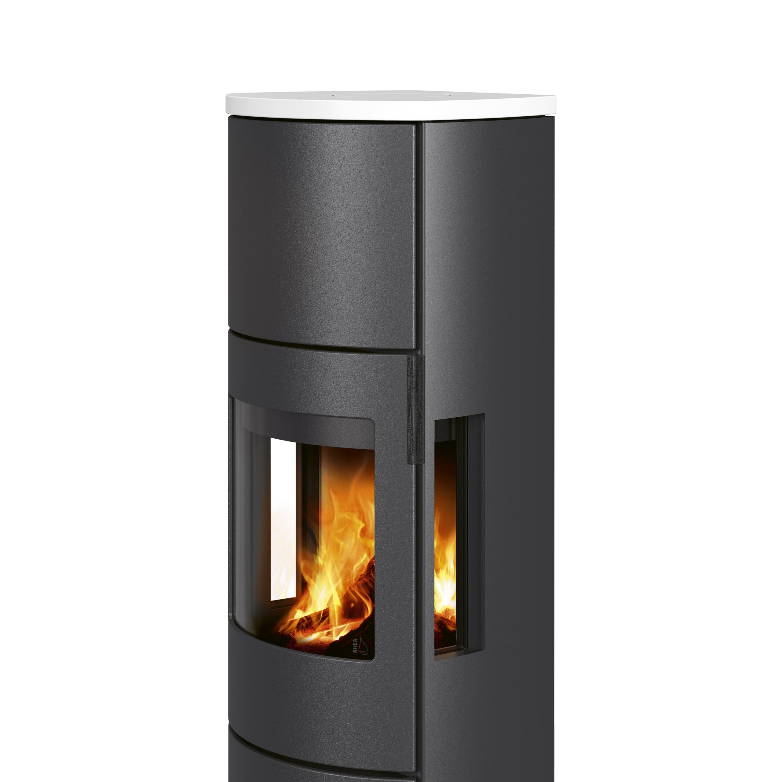 TYRIA_H_3S_ceramique_blanc_mat_poele_a_bois_weisse_Keramik_Kaminofen_RHEA_Flam_