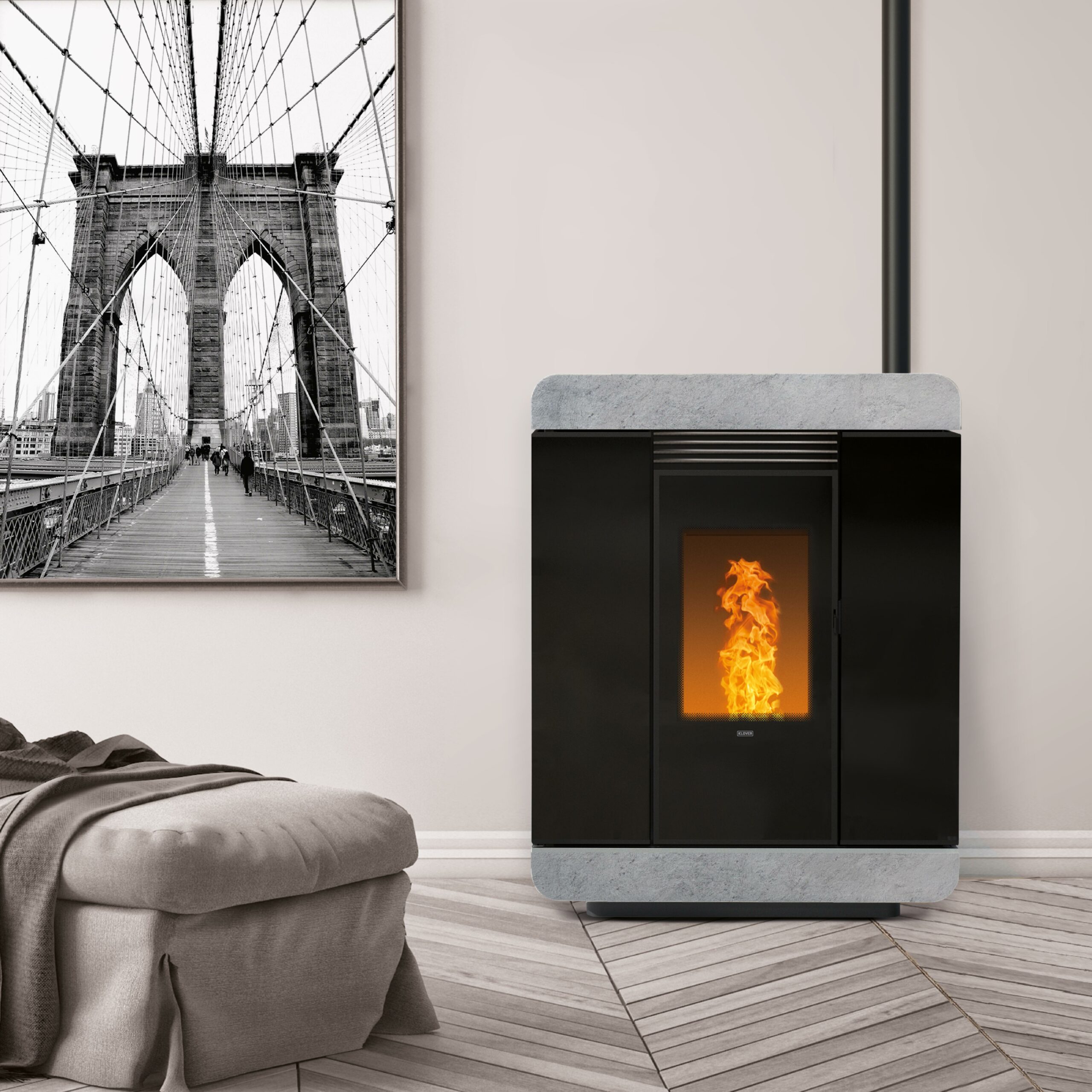 Diva Slim pierre* - Étanche - 8,9 Kw - Marque Klover
